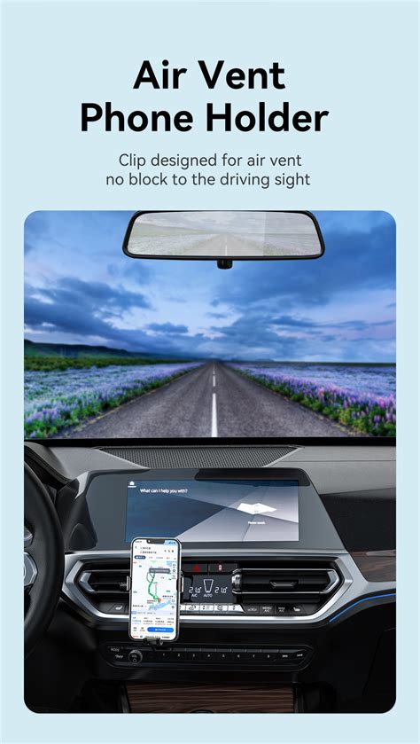 Buy the Vention KCTB0 Auto-Clamping Car Phone Mount With Duckbill Clip ...