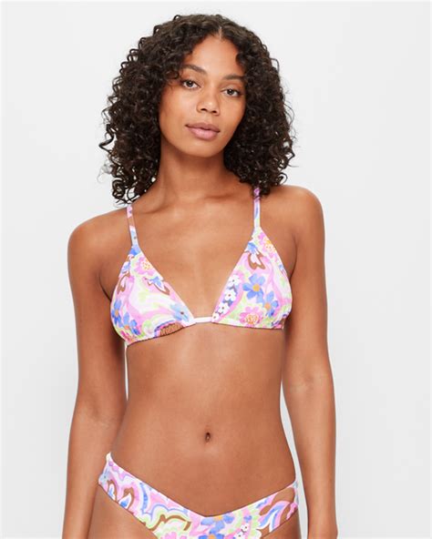 Smooth Triangle Bikini Swim Top Target Australia