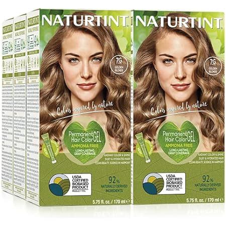 Amazon Naturtint Permanent Hair Color G Golden Blonde Pack Of Ammonia Free Vegan