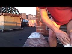 Joeyd Public Roof Anal Dildo Round Butt Squirt Xxx Mobile Porno Videos Movies Iporntv Net