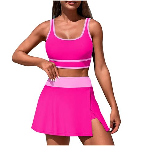 Arnsht Women S Bikini Hot Spring Women S Beach Sports Skirt Two Piece Summer Fashion Soft