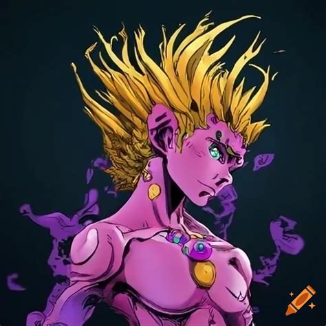 Colorful Jojo Stand Character On Craiyon