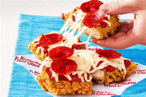 Kfc Drops Chizza Nationwide Which Combines Pizza And Fried Chicken