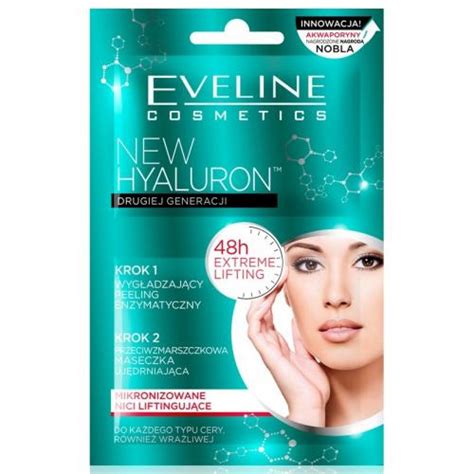 Eveline Cosmetics, New Hyaluron, Wygładzający peeling enzymatyczny ...