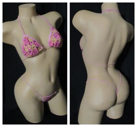 Exotic Dancer Stripper Sexy Micro Bikini Dancewear G EBay