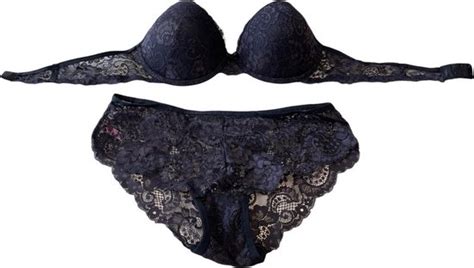 Lingerie Delig Set Push Up Voorgevormde Beugel Beha Kanten Beha Slip Set Bol