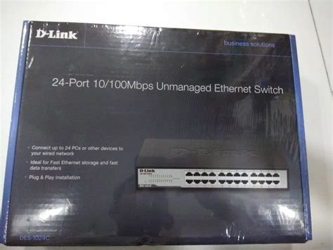 Model Name/Number: DES-1024-24 24 Ports D-link DES-1024 Switch, LAN ...