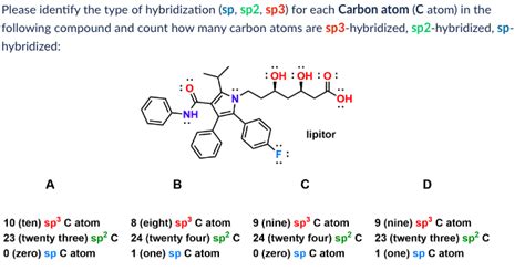 Solved Please Identify The Type Of Hybridization Sp Sp2