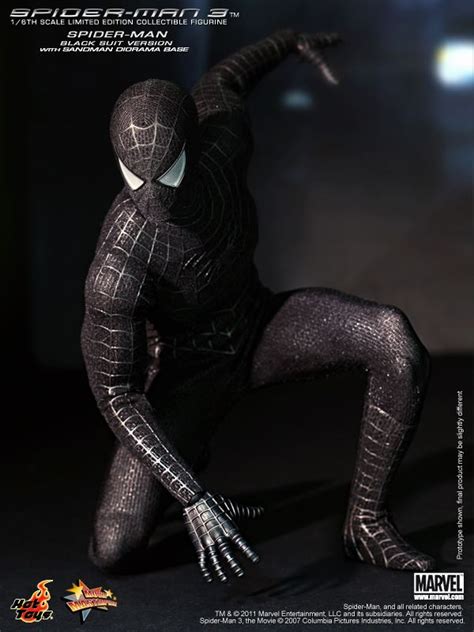 Toyhaven Hot Toys 1 6 Spider Man Black Suit Version Limited Edition Collectible Figure PREVIEW