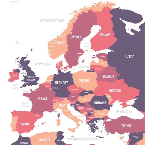 Mapa De Europa Alto Mapa Pol Tico Detallado Del Continente Europeo Con