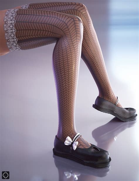 Monochrome Bikini Shoes For Genesis And Females Daz D