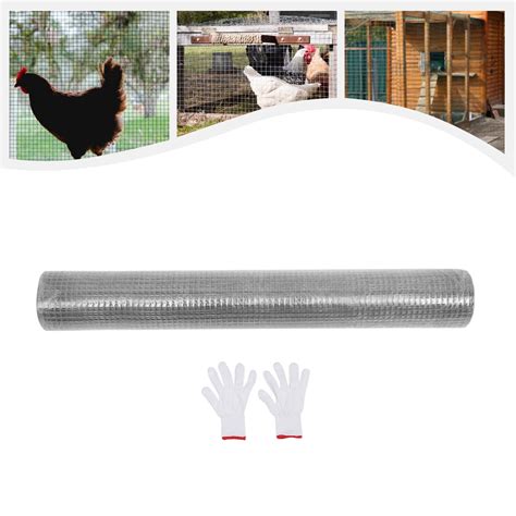 Chicken Wire Poultry Fence 48in X 100ft Hardware Cloth 12 Inch Welded