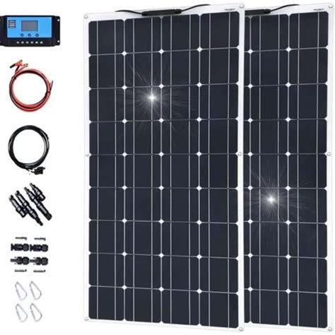 Panneau Solaire W Kit De Module De Panneau Solaire Flexible X W