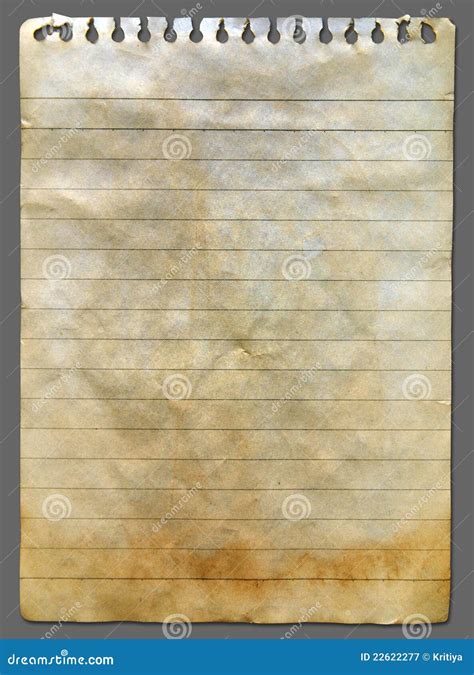 Old Notebook Paper Stock Illustration Illustration Of Background