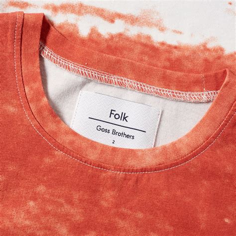 Folk X Goss Brothers Pelican Tee Rust End