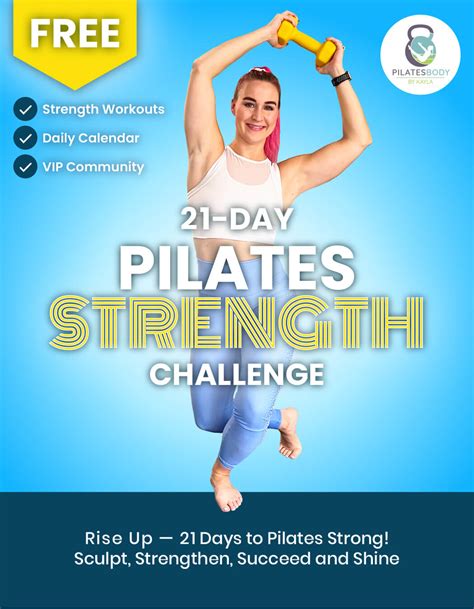 21-Day Pilates Strength Challenge - PILATESBODY by Kayla