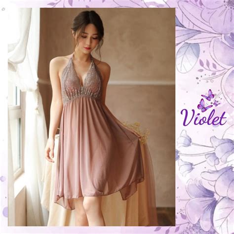 Jual Violet New Sexy Lingerie Sexy Baju Tidur Sexy Shopee Indonesia