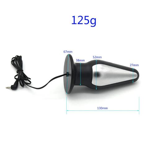 Electric Shock Anal Plug Butt Plugs Vibrator Stretcher BDSM Bondage Gear Kit Sex Games Toys For