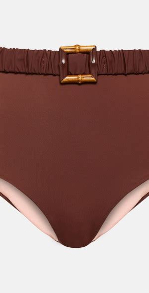 Johanna Ortiz Belted High Rise Bikini Bottoms