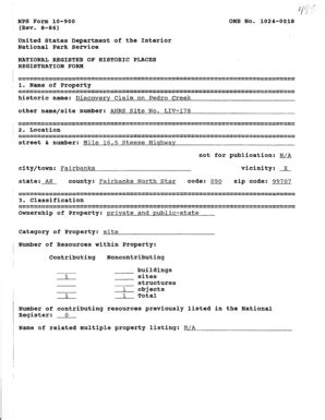 Fillable Online Pdfhost Focus Nps National Register Op Historic Places