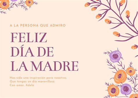 Plantillas de Tarjetas del Día de la Madre editables online Canva