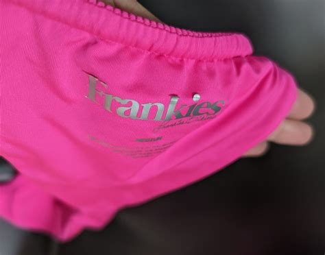 Frankie S Bikinis Bright Neon Hot Pink Side Tie Botto Gem