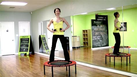 10 Min Arm Workout On The Bellicon Trampoline Workout Rebounder