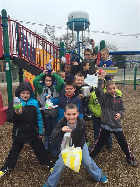 The egg drop was a success in... - McKinley Elementary School