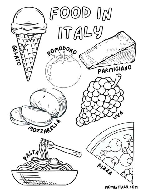 Italy Coloring Page Cities Cars And More In Italy Coloring Nation