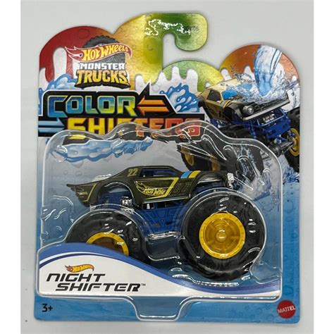 Hot Wheels Monster Truck Color Shifters Night Shifter Shopee Brasil