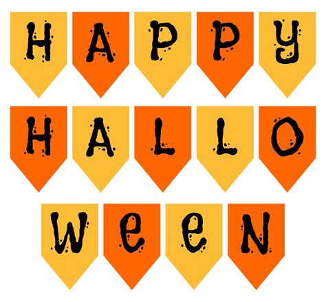 15 Best Happy Halloween Banner Printable Artofit