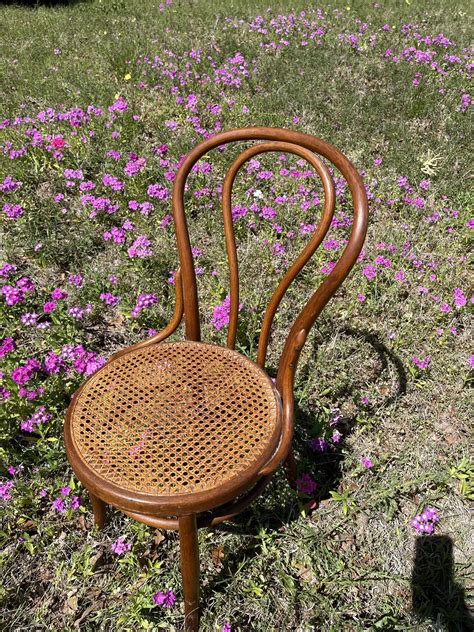 J J Kohn Chair Signed Wood Chair Antique Chair Ice Cream Etsy