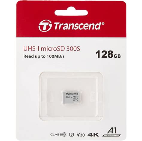 Transcend 128GB MicroSDXC/SDHC 300S Memory Card TS128GUSD300S ...