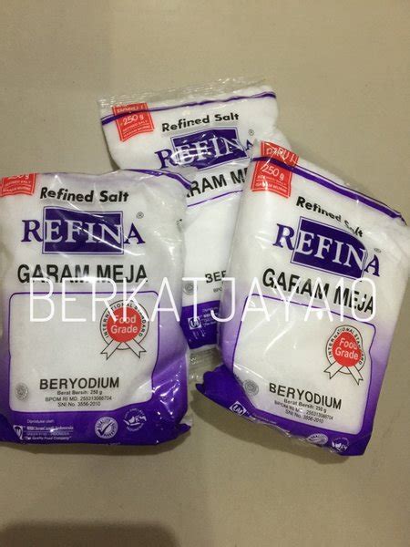 Jual Garam Meja Refina Garam Dapur Halus Kemasan 250gr Di Lapak