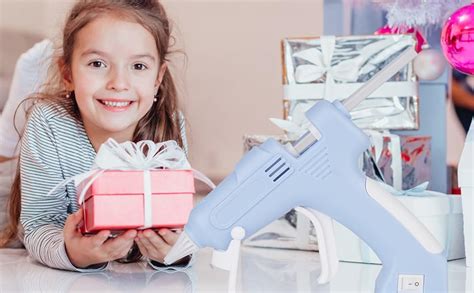 Amazon Uxzhiod Pink Cordless Hot Glue Gun Kit With Glue Sticks Rechargeable Cordless