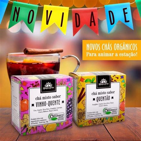 Quentão Sem Álcool Gengibre - Comprar Quentão Orgânico 10 sachês sem álcool Gengibre Canela Maçã ...
