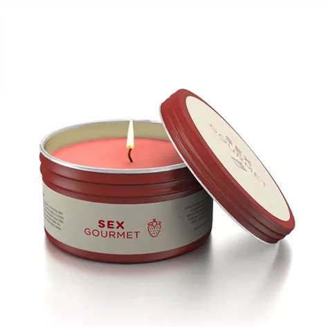 Vela P Massagem Beij Vel E Hidratante Sex Gourmet Morango Mercadolivre
