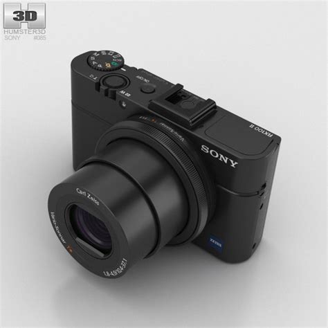 Sony Cyber-shot DSC-RX100 II 3D модель - Скачати Електроніка на ...