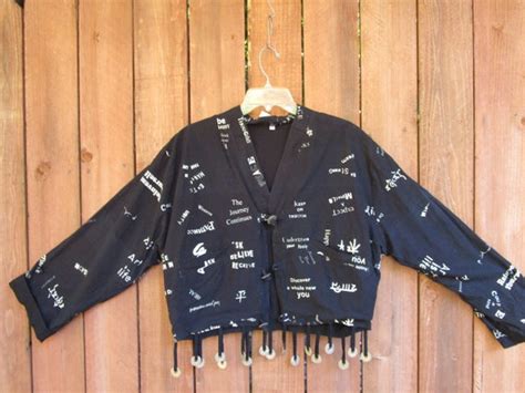 affirmations positive words lined cotton bolero jack… - Gem