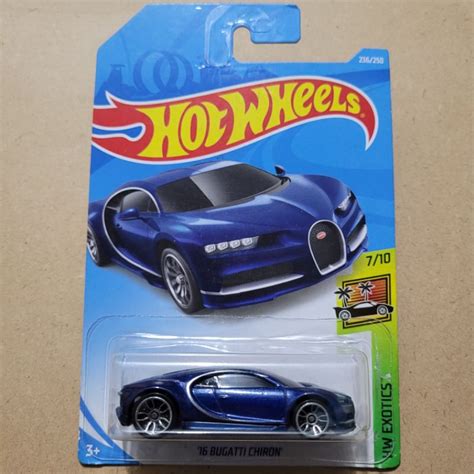Jual HOT WHEELS BUGATTI CHIRON HW EXOTICS BLUE Shopee Indonesia