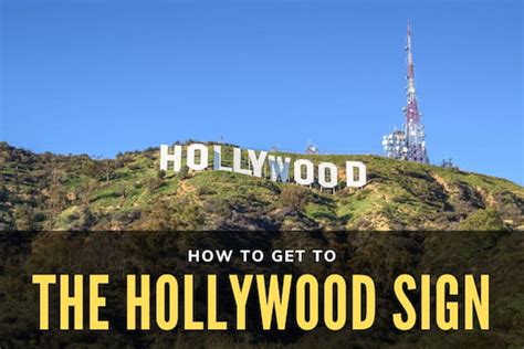 Best Ways To Get To The Hollywood Sign