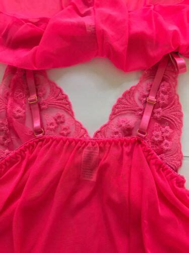 Nwt Spree Sheer Mesh Camisole And Shorts Sexy Lingerie Sleep Set S M L Xl Ebay