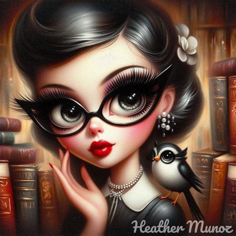 pin  dagmara galinska  bajka big eyes art big eyes doll girly