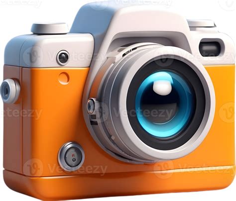 Ai Generated A Cartoon Camera On Transparent Background 35079239 Png