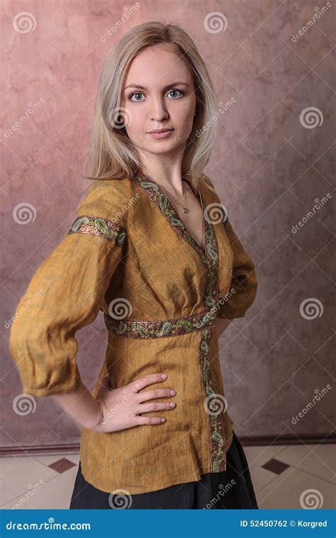 Naughty Beautiful Blonde Girl Stock Photo Image Of Code Beautiful