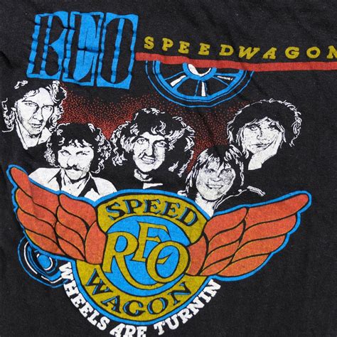 Rare Vintage Reo Speedwagon Wheels Are Turnin’ 1984 T Gem