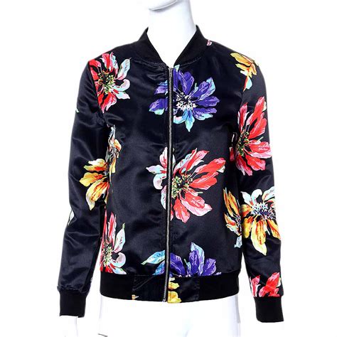 Floral Bomber Jacket On Storenvy