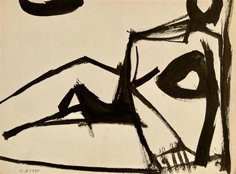 Clinton Hill Clinton Hill Nude Drawing Figure Abstraction For Sale At Stdibs