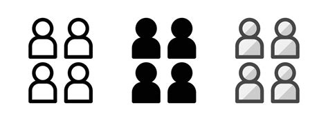 people icon vector art icons  graphics