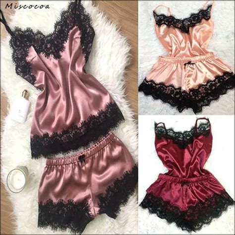 M S Women Lingerie Hot Set Lace Sleepwear Lingerie Underwear Nightdress Shopee Philippines